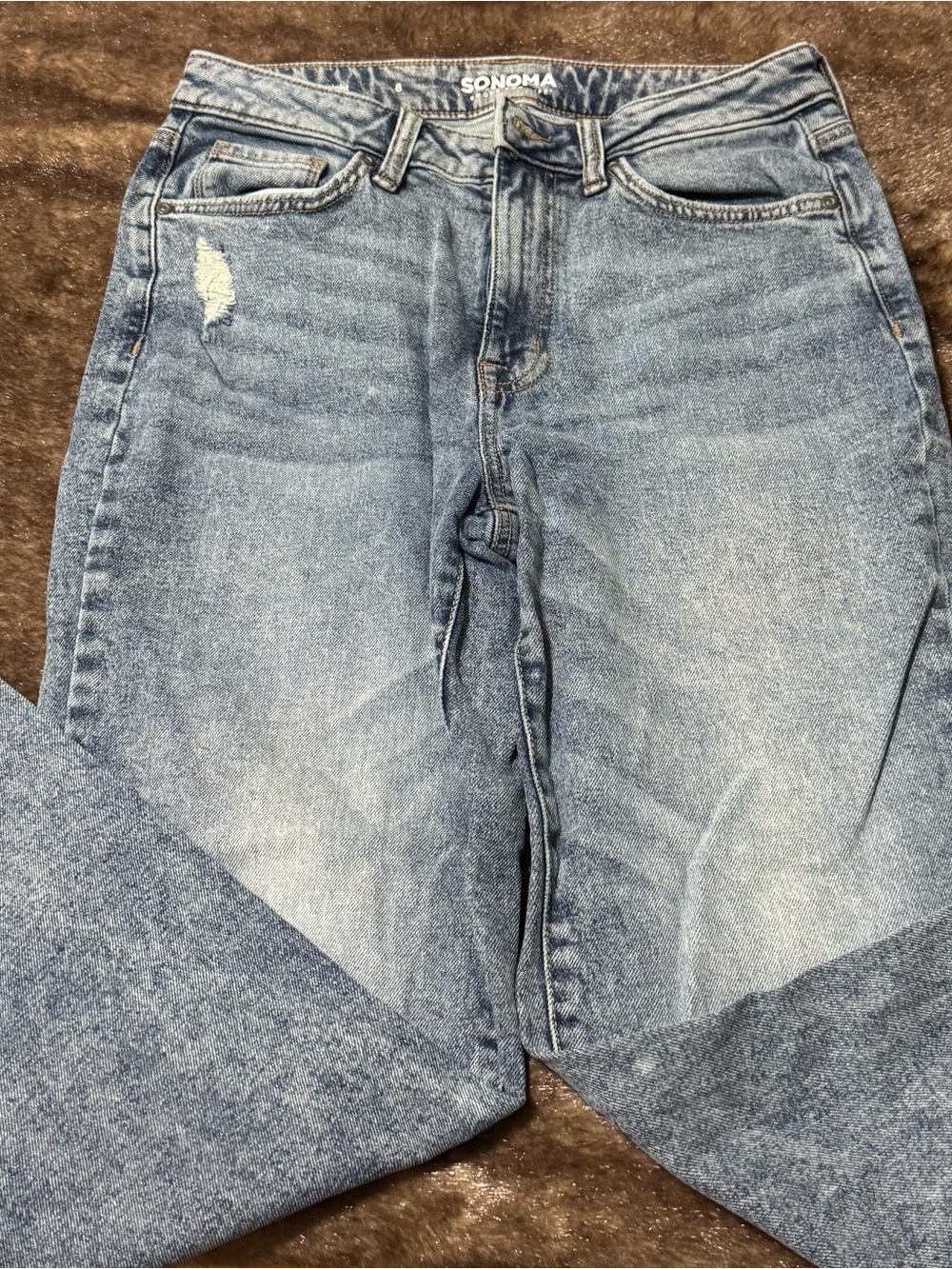 Sonoma High-Rise Distressed Jeans